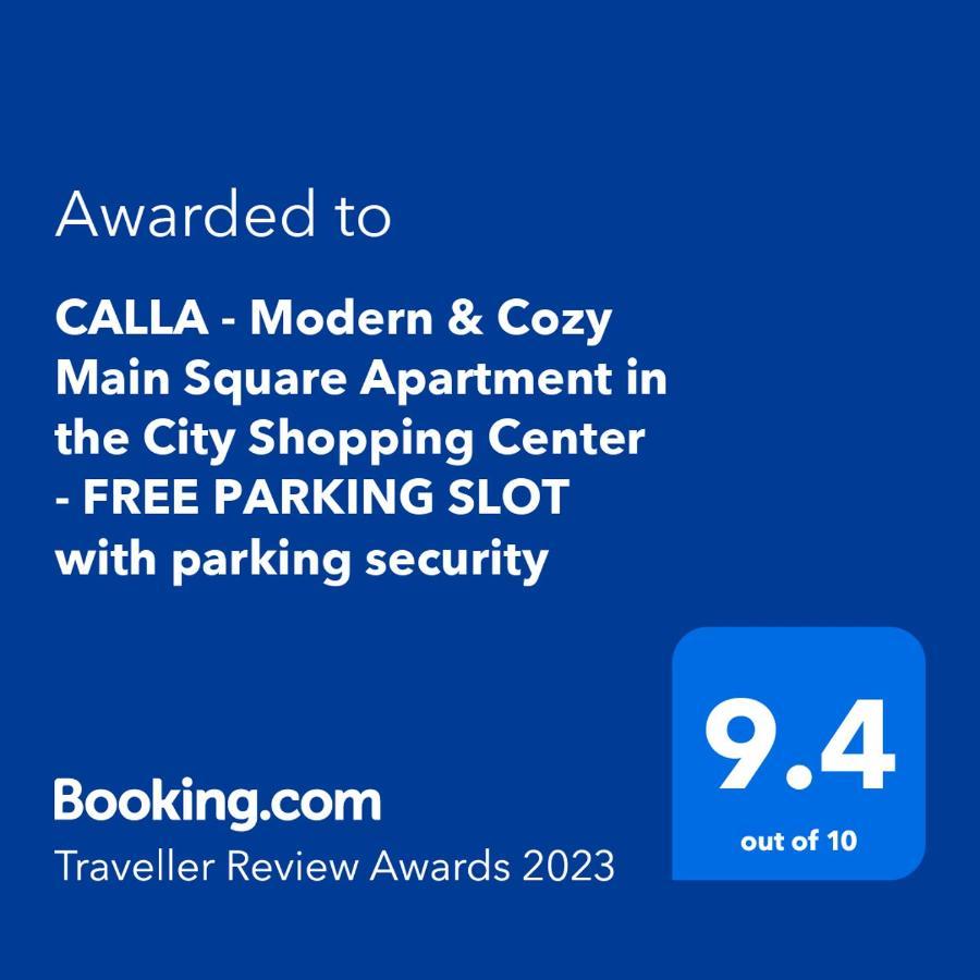 Calla - Modern & Cozy Main Square Apartment In The City Shopping Center - Parking Slot With Parking Security 斯科普里 外观 照片